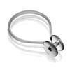 Croydex Clear Button Shower Curtain Rings - AK142232 profile small image view 1 