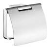 Smedbo Air - Polished Chrome Toilet Roll Holder with Lid - AK3414 profile small image view 1 