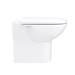 Alaska Combined Two-In-One Wash Basin & Toilet (500mm wide x 300mm) profile small image view 4 