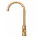 Alberta Modern Brushed Gold Single Lever Kitchen Mixer Tap profile small image view 3 