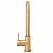 Alberta Modern Brushed Gold Single Lever Kitchen Mixer Tap profile small image view 4 