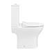 Alps Modern Rimless Short Projection Toilet + Soft Closing Seat profile small image view 5 