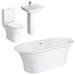 Alps Modern Free Standing Bathroom Suite profile small image view 4 