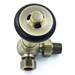 Amberley Thermostatic Corner Radiator Valves - Antique Brass profile small image view 4 