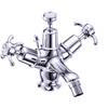 Burlington - Anglesey Bidet Mixer with Pop Up Waste - AN13 profile small image view 1 