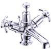 Burlington Anglesey Basin Mixer Tap with Ceramic Indice & Pop Up Waste - AN4 profile small image view 1 