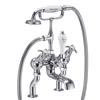 Burlington Anglesey Regent - Angled Deck Mounted Bath/Shower Mixer - ANR19 profile small image view 1 