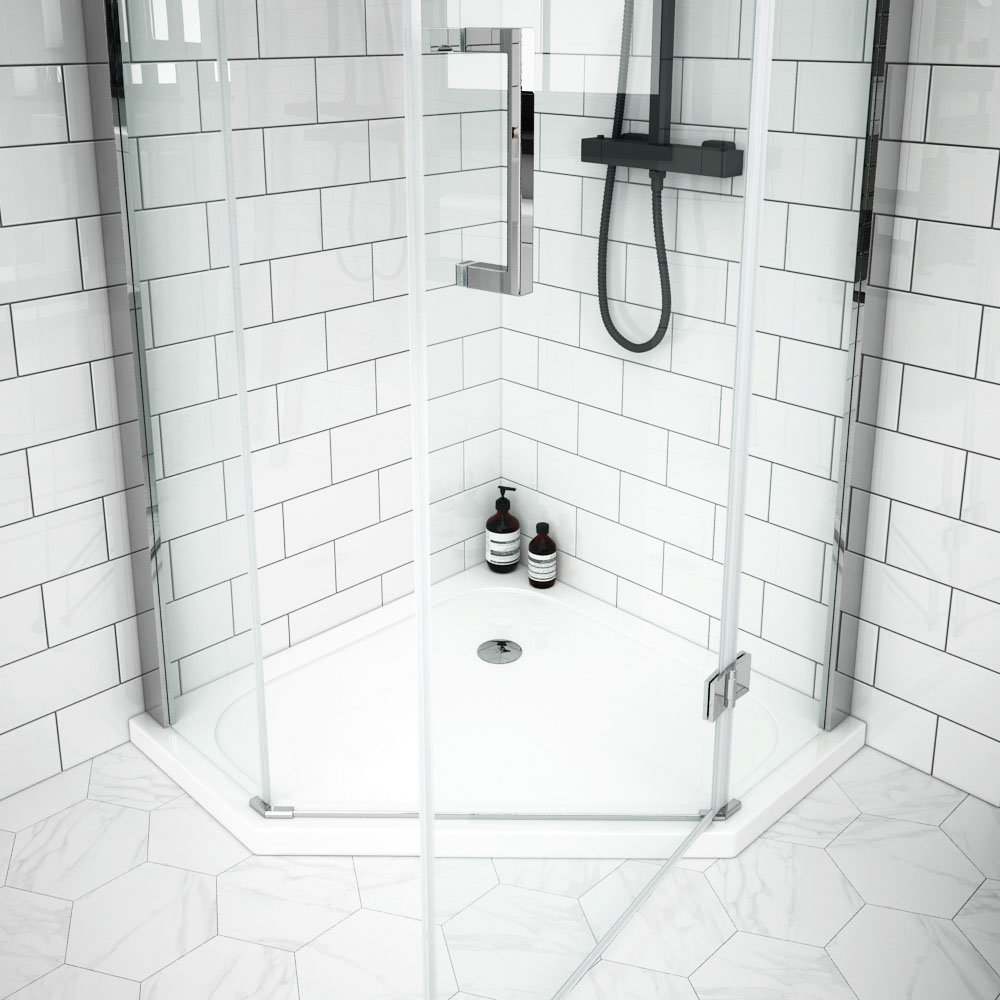 1100 x 1100 Shower Enclosure Frameless Victorian Plumbing