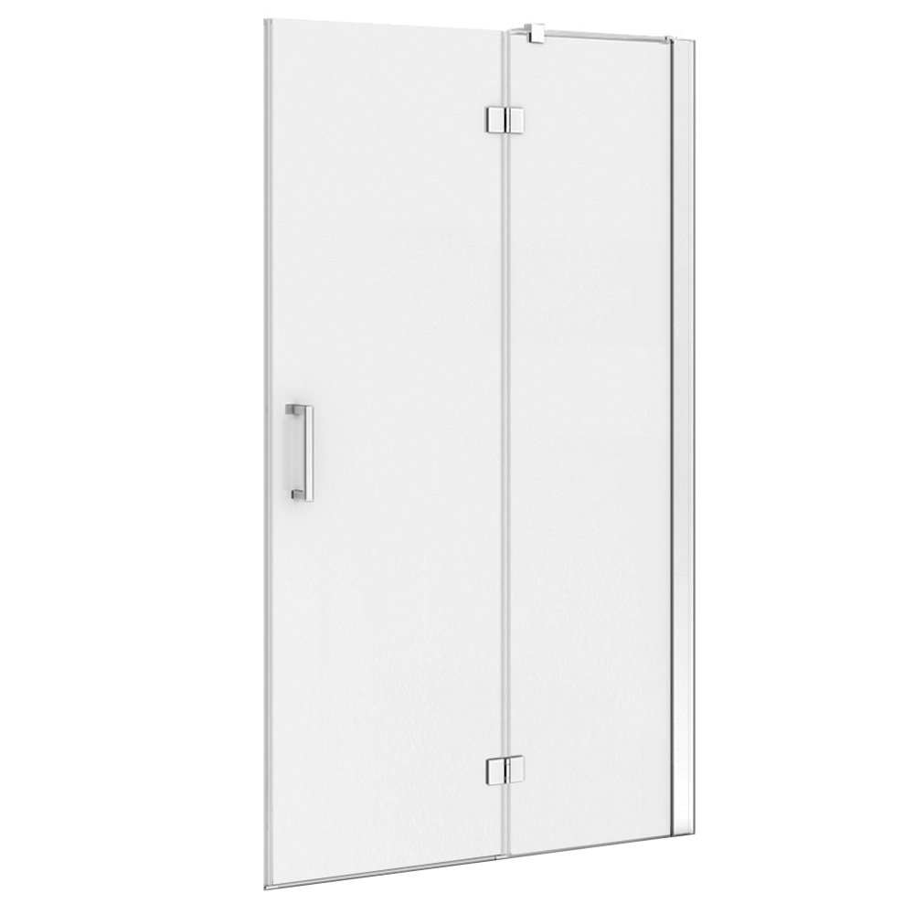 Apollo 1200mm Frameless Hinged Shower Door Victorian Plumbing UK