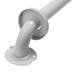 Croydex 600mm Stainless Steel White Straight Grab Bar - AP501222 profile small image view 2 