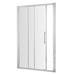 Hudson Reed Apex Sliding Shower Door Only - Various Size Options profile small image view 4 