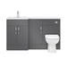 Apollo2 1500mm Gloss Grey Combination Furniture Pack (Excludes Pan + Cistern) profile small image view 5 