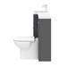 Apollo2 1500mm Gloss Grey Combination Furniture Pack (Excludes Pan + Cistern) profile small image view 6 