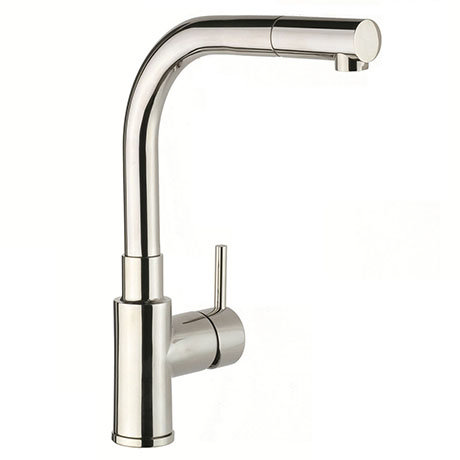 JTP Apco Stainless Steel Single Lever Kitchen Sink Mixer with Pull Out Spray