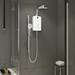 AQUAS Reva Flex Smart 9.5KW White Electric Shower profile small image view 3 