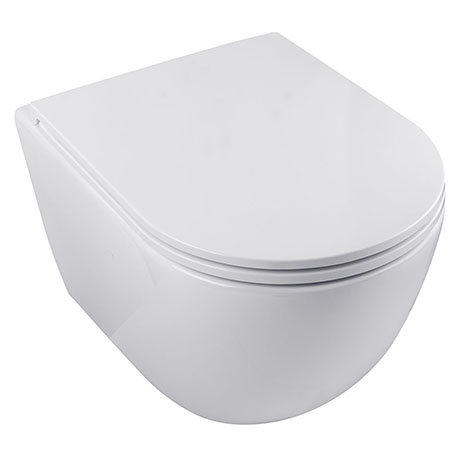BagnoDesign Envoy Rimless Wall Hung Toilet with Soft Close Seat