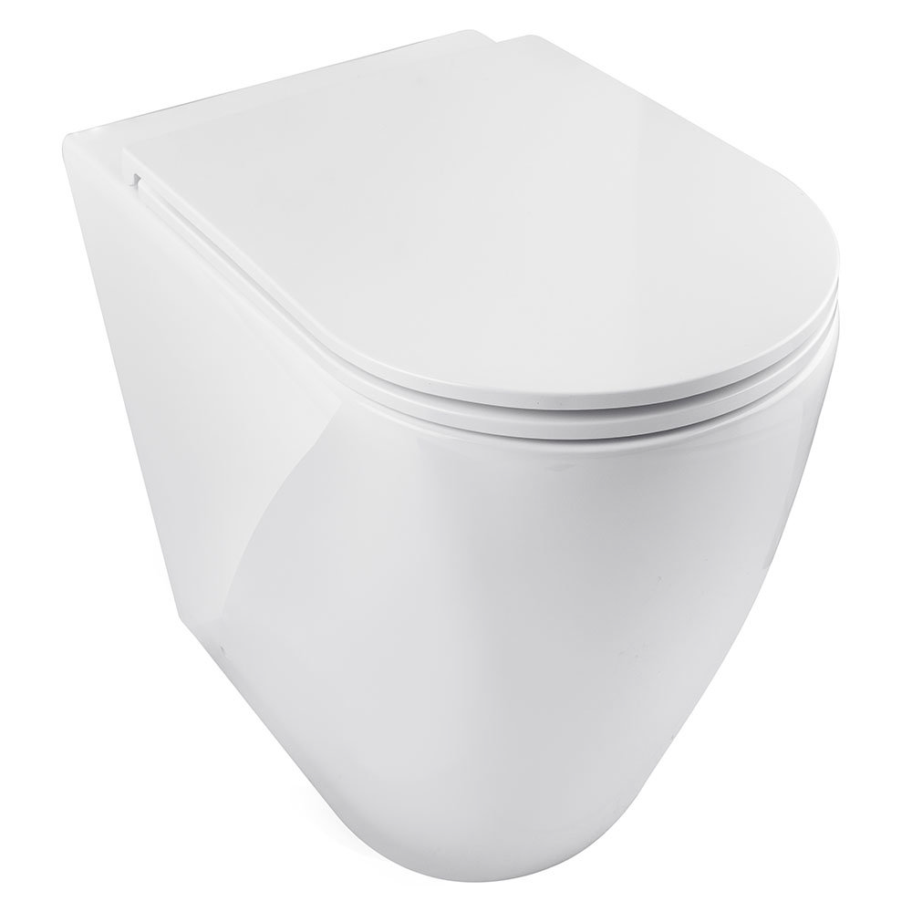 BagnoDesign Envoy Comfort Height Back to Wall Toilet with Soft Close Seat