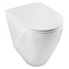 BagnoDesign Envoy Comfort Height Back to Wall Toilet with Soft Close Seat profile small image view 1 