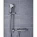 Bristan Artisan Thermostatic Surface Mounted Bar Shower Valve with Adjustable Riser profile small image view 3 