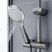 Bristan Artisan Thermostatic Surface Mounted Bar Shower Valve with Adjustable Riser profile small image view 4 