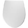 Twyford Alcona Toilet Seat and Cover with Bottom Fix Metal Hinges profile small image view 1 