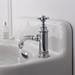 Arcade Monobloc Basin Mixer Tap with Tap Handle - Chrome - ARC12-CHR profile small image view 2 