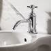 Arcade Bidet Mixer with Pop-up Waste - Nickel - Various Tap Head Options profile small image view 3 