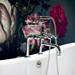 Arcade Deck Mounted Bath Shower Mixer - Nickel - Various Tap Head Options profile small image view 5 