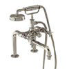 Arcade Deck Mounted Bath Shower Mixer - Nickel - Various Tap Head Options profile small image view 1 