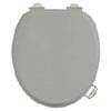 Burlington Soft Close Toilet Seat with Chrome Hinges and Handles - Dark Olive profile small image view 1 