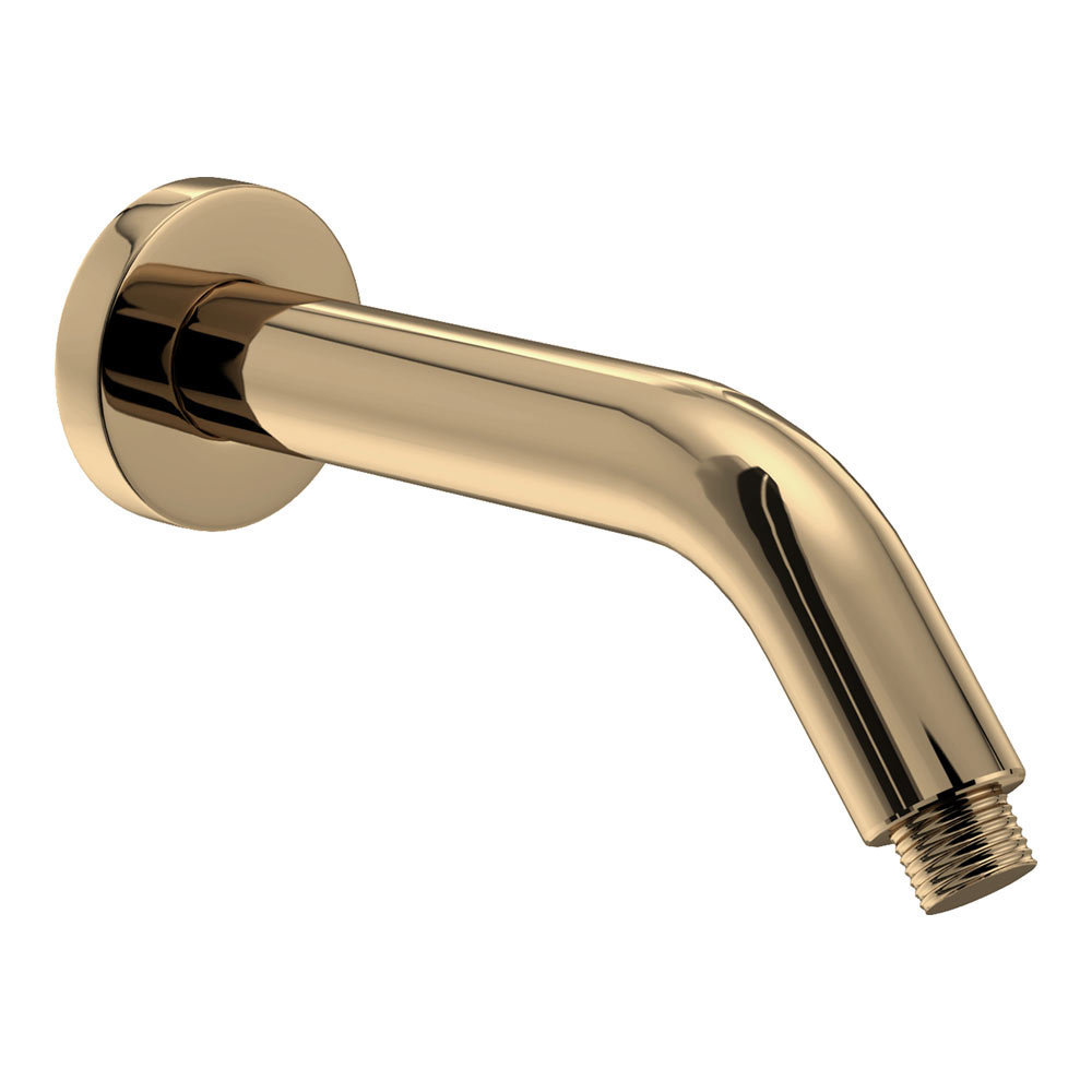 Bristan 180mm Wall Mounted Shower Arm Gold Victorian Plumbing