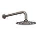 Arezzo Gunmetal Grey Concealed Individual Stop Tap + Thermostatic Control Valve with Wall Mounted Shower Head profile small image view 3 