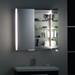 Roper Rhodes Summit Illuminated Mirror Cabinet - Aluminium - AS615ALIL profile small image view 4 
