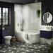 Asheville White Fan Wall Tiles  Feature Small Image