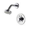 Aqualisa - Aspire DL Concealed Thermostatic Shower Valve with Wall Mounted Fixed Head - ASP001CF profile small image view 1 