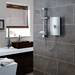 Triton - Aspirante 9.5kw Electric Shower - Brushed Steel - ASP09BRSTL profile small image view 3 