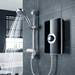 Triton - Aspirante 9.5kw Electric Shower - Black Gloss - ASP09GSBLK profile small image view 2 