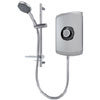 Triton Amore 8.5kW Electric Shower - Brushed Steel - ASPAMO8BRSTL profile small image view 1 