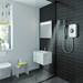 Triton Amore 8.5kW Electric Shower - Gloss White - ASPAMO8GSWHT profile small image view 6 
