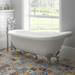 Astoria 1710 Roll Top Slipper Bath + Chrome Leg Set profile small image view 4 