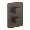 Crosswater Atoll/Glide II/Marvel Crossbox 1 Outlet Trim & Levers - Matt Black profile small image view 1 