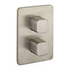 Crosswater - Atoll/Glide II/Marvel Crossbox 2 Outlet Trim & Levers - Brushed Stainless Steel profile small image view 1 