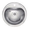 Reginox Atlantis 1.0 Bowl 1TH Stainless Steel Inset/Undermount Kitchen Sink (No Overflow) profile small image view 1 