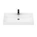 Arezzo Countertop Basin Unit - Gloss White with Black Frame - 1000mm inc. Basin profile small image view 4 