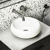 Arezzo Round Counter Top Basin (360mm Diameter - Gloss White) profile small image view 1 