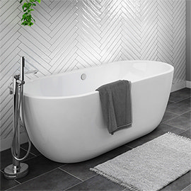 Arezzo Freestanding Modern Bath - 1415 x 745mm