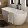 Arezzo Freestanding Modern Bath - 1655 x 750mm profile small image view 1 