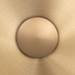 Arezzo Brushed Brass 360mm Round Stainless Steel Counter Top Basin + Waste profile small image view 2 