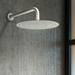 Arezzo Matt White Shower Set (Fixed Round Shower Head + Bath Spout) profile small image view 3 