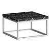 Arezzo 500 Black Marble Effect Worktop with Chrome Wall Mounted Frame profile small image view 1 